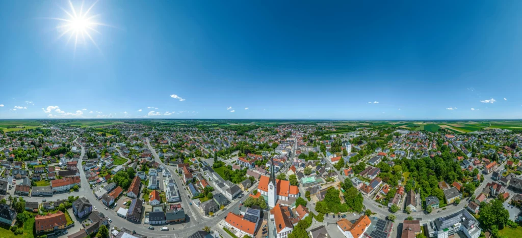 Ambulant betreutes Wohnen Schwabmünchen – Blick auf die Stadt